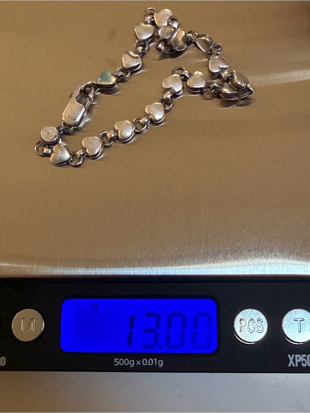 Tiffany & Co. 925 Silver Heart Link Bracelet - Picture 15 of 15